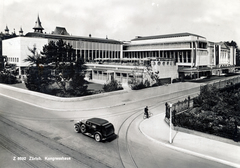 Svájc, Zürich, Kongresshaus., 1938, Bősze Ádám, kerékpár, automobil, Fortepan #170043