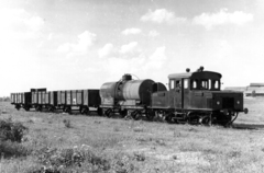 Magyarország, Mosonmagyaróvár, a Magyar Alumíniumipar Rt. Diesel-mechanikus ipari tolatómozdonya., 1936, Villányi György, vasút, dízelmozdony, Fortepan #170275