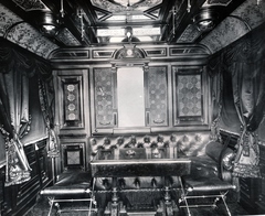 1907, Villányi György, interior, coach, Fortepan #170317