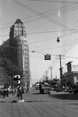 Kína, Kanton, Yanjiang W Road 113., Oi Kwan Hotel (másnéven Aiqun Hotel)., 1955, Lőrinczi Ákos, szálloda, felhőkarcoló, Fortepan #170442