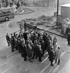 Magyarország, budai Vár, Budapest I., a Budavári Palota (korábban Királyi Palota) Hunyadi udvara, balra a Mátyás király kút., 1975, Péterffy István, Budapest, Fortepan #170782