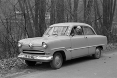 1957, Sattler Katalin, Ford Taunus P1, sofőr, rendszám, automobil, Fortepan #171215