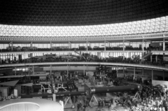 Csehország, Brno, Vásárváros, Brnói Nemzetközi Vásár, Z pavilon., 1960, Sattler Katalin, Csehszlovákia, modern építészet, üvegtető, felülvilágító, Fortepan #171381