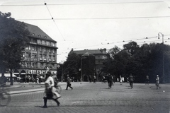 Németország, München, Sendlinger Tor Platz, középen a Sendlinger Tor., 1930, Sütő János, Fortepan #171587