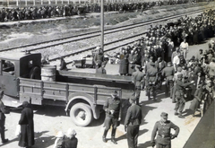 Poland, Oświęcim, az auschwitz–birkenaui koncentrációs tábor., 1944, Lili Jacob, holocaust, antisemitism, concentration camp, Fortepan #172029