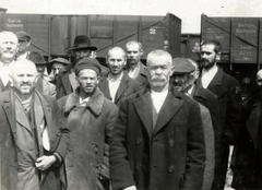 Poland, Oświęcim, az auschwitz–birkenaui koncentrációs tábor., 1944, Lili Jacob, holocaust, antisemitism, concentration camp, Holocaust train, Fortepan #172041