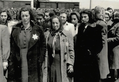 Poland, Oświęcim, az auschwitz–birkenaui koncentrációs tábor., 1944, Lili Jacob, holocaust, antisemitism, concentration camp, Holocaust train, Fortepan #172074