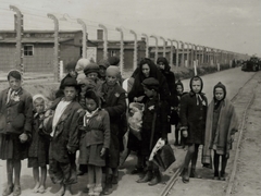 Poland, Oświęcim, az auschwitz–birkenaui koncentrációs tábor., 1944, Lili Jacob, holocaust, antisemitism, concentration camp, Fortepan #172107