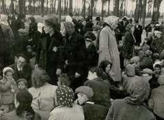 Poland, Oświęcim, az auschwitz–birkenaui koncentrációs tábor., 1944, Lili Jacob, holocaust, antisemitism, concentration camp, Fortepan #172116