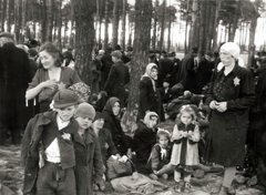 Poland, Oświęcim, az auschwitz–birkenaui koncentrációs tábor., 1944, Lili Jacob, holocaust, antisemitism, concentration camp, Fortepan #172121