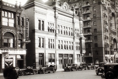 Amerikai Egyesült Államok, Pennsylvania állam, Philadelphia, North Broad Street 701., az Üdvhadsereg épülete, jobbra a Divine Lorraine Hotel., 1929, Aszódi Zoltán, szakszervezet, gumijavító, Fortepan #173996