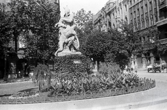 Magyarország, Budapest V., Szabadság tér, Irredenta szoborcsoport »Kelet« (Pásztor János, 1921.)., 1939, Aszódi Zoltán, irredenta emlékmű, Budapest, Fortepan #174106