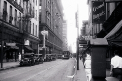 Amerikai Egyesült Államok, Pennsylvania állam, Philadelphia, 8. utca a Chestnut Street-től a Market Street felé nézve., 1929, Aszódi Zoltán, Fortepan #174178