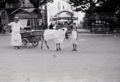 Italy, Fiesole, Piazza Mino da Fiesole., 1936, Aszódi Zoltán, Fortepan #174196