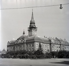 Szerbia, Szabadka, Szabadság tér (Trg Slobode), Városháza., 1942, Előd Erika, Fortepan #174289