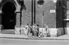 Magyarország, Budapest VIII., Lőrinc pap tér, Jézus Szíve templom., 1978, Előd Erika, Budapest, Fortepan #174330