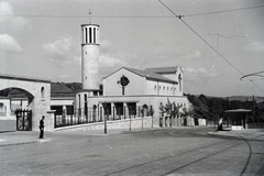 Magyarország, Budapest XII., Németvölgyi út, Farkasréti temető, Keresztes Szent János-temetőkápolna., 1940, Kellner Ludwig, Budapest, Fortepan #174352