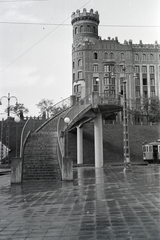 Magyarország, Budapest XII.,Budapest II., Széll Kálmán tér, háttérben a Postapalota., 1941, Kellner Ludwig, Budapest, Fortepan #174365