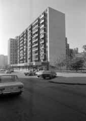 Magyarország, Budapest VIII., Práter utca a Szigony utca felé nézve, jobbra a Losonci tér., 1986, Péterffy István, rendszám, Budapest, Fortepan #174464