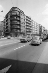 Magyarország, Budapest II., Margit körút (Mártírok útja), balra a Fényes Elek utca torkolata., 1981, Péterffy István, Budapest, Fortepan #174552