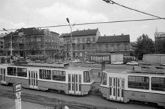 Magyarország, Budapest II., Széll Kálmán (Moszkva) tér, szemben a Dékán utca., 1986, Péterffy István, Budapest, Tatra T5C5, Fortepan #174580