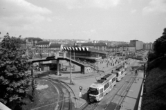 Magyarország, Budapest XII.,Budapest I.,Budapest II., Széll Kálmán (Moszkva) tér, jobbra a Széna tér., 1986, Péterffy István, Budapest, Fortepan #174585