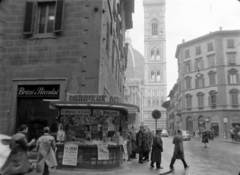 Olaszország, Firenze, Via dei Pecori, szemben a Dóm., 1959, Szabó Gábor, Fortepan #174864