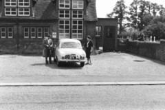 Egyesült Királyság, 1958, Chuckyeager tumblr, Renault Dauphine, rendszám, Fortepan #175565