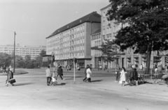 Németország, Drezda, a Dr.-Külz-Ring a Seestrasse felől a Wallstrasse felé nézve., 1970, Chuckyeager tumblr, NDK, Fortepan #175663