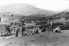 Poland,Tatry Wysokie, a Kasprowy csúcshoz tartó függőszékes kötélpálya., 1963, Chuckyeager tumblr, Fortepan #175845