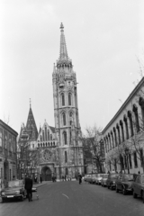 Magyarország, budai Vár, Budapest I., Szentháromság utca, szemben a Mátyás-templom., 1972, Chuckyeager tumblr, Budapest, Fortepan #176176