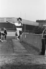 1978, Chuckyeager tumblr, athletics, long jump, Fortepan #176298