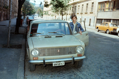 Magyarország, Budapest II., a Lövőház utca a Marczibányi tér felé nézve., 1979, Chuckyeager tumblr, színes, rendszám, Budapest, VAZ 2101, Fortepan #176318