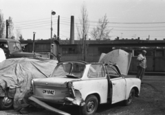 1978, Chuckyeager tumblr, Trabant-márka, járműroncs, Trabant 601, rendszám, Fortepan #176438