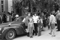 Magyarország, Esztergom, a felvétel a Széchenyi tér 24. számú ház előtt készült, a veterán autók találkozója alkalmával., 1980, Chuckyeager tumblr, Alfa Romeo-márka, Fortepan #176551