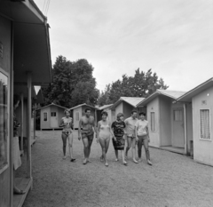 Magyarország, Verőce, az Express Diák és Ifjúsági Üdülőtábor faházai., 1965, Bojár Sándor, motel, Fortepan #177631