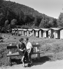 Hungary, Verőce, az Express Diák és Ifjúsági Üdülőtábor faházai., 1965, Bojár Sándor, Fortepan #177634