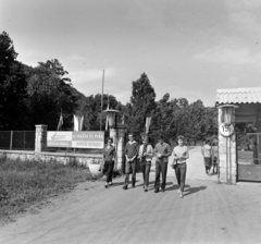 Hungary, Verőce, az Express Diák és Ifjúsági Üdülőtábor bejárata., 1965, Bojár Sándor, Fortepan #177635