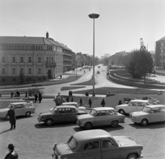 Magyarország, Eger, Eszterházy (Szabadság) tér, szemben a Hatvani kapu (Lenin) tér., 1967, Bojár Sándor, Fortepan #177699