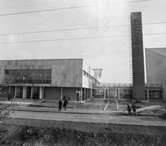 Hungary, Kaposvár, Csík Ferenc sétány 1., Termálfürdő és fedett uszoda., 1969, Bojár Sándor, Fortepan #178040