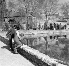 Magyarország, Tapolca, Malom-tó., 1966, Bojár Sándor, Fortepan #178163