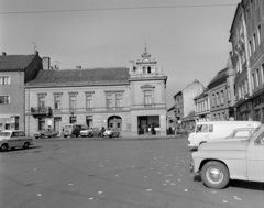 Magyarország, Szombathely, Fő (Köztársaság) tér a Kőszegi utca felé nézve., 1965, Bojár Sándor, Barkas-márka, Fortepan #178347