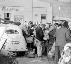 Magyarország, Szombathely, piac a Wesselényi Miklós utcánál., 1965, Bojár Sándor, piac, Fortepan #178377