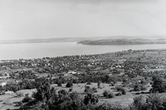 Magyarország, Balatonfüred, szemben a Tihanyi-félsziget., 1956, Kotnyek Antal, látkép, Fortepan #17857