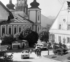 Ausztria, Mariazell, középen a Bazilika., 1960, Bojár Sándor, AWZ P70 Zwickau, Fortepan #178636