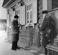 Oroszország, Nyikola, halászfalu az Angara folyó mellett, a Bajkál-tó közelében., 1964, Bojár Sándor, Szovjetunió, Fortepan #178657