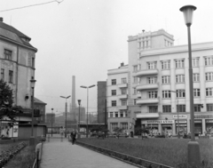 Csehország, Ostrava, náměstí Dr. E. Beneše., 1960, Bojár Sándor, Csehszlovákia, Fortepan #178674