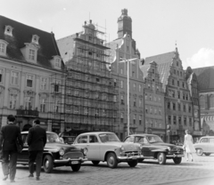 Lengyelország, Wroclaw, piactér (Rynek)., 1960, Bojár Sándor, Fortepan #178703