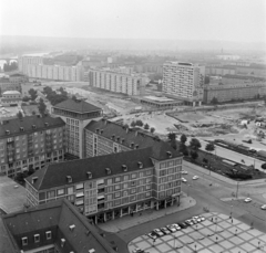 Germany, Dresden, kilátás a Városháza tornyából a Pirnaischer Platz felé., 1969, Bojár Sándor, GDR, Fortepan #178743