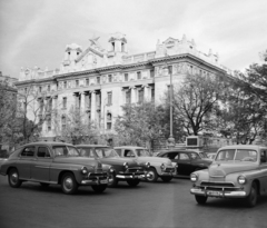 Magyarország, Budapest V., Szabadság tér, a Magyar Nemzeti Bank épülete., 1960, Bojár Sándor, Budapest, Fortepan #178806